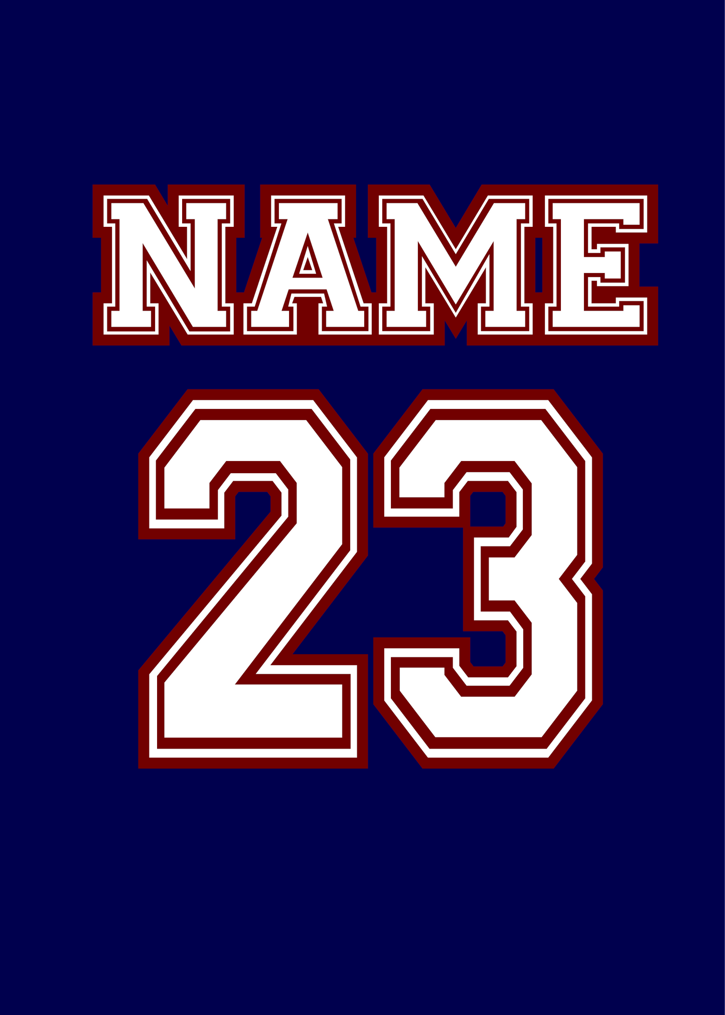 Knox Redskins Hoodie - Get Your Name and Number on Back - Hooded Sweatshirt