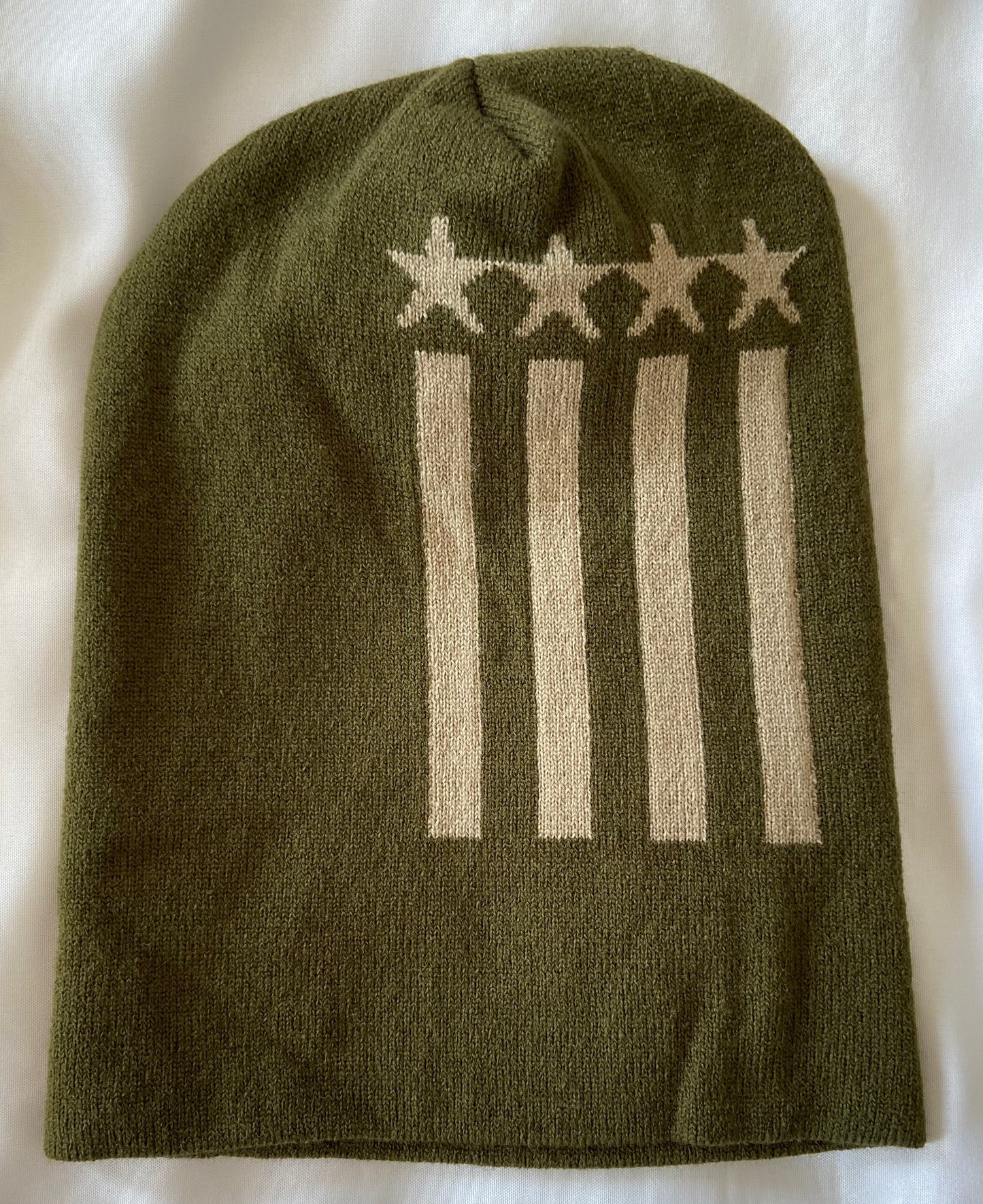 USA Beanies - America Winter Hat- Red White Blue Military Green - 3 styles