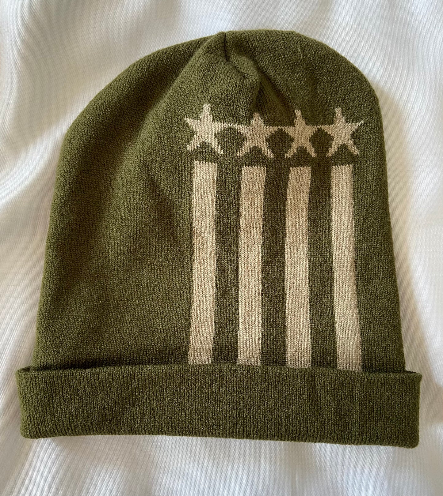 USA Beanies - America Winter Hat- Red White Blue Military Green - 3 styles