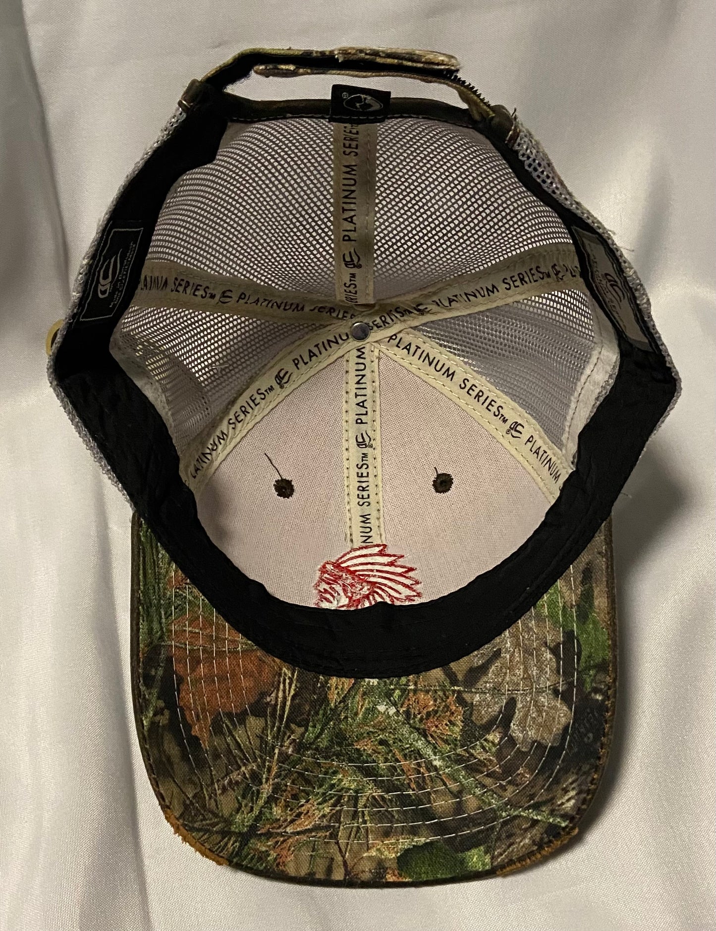 Knox Redskins Embroidered Hat - Frayed Camo Stripes - Adjustable