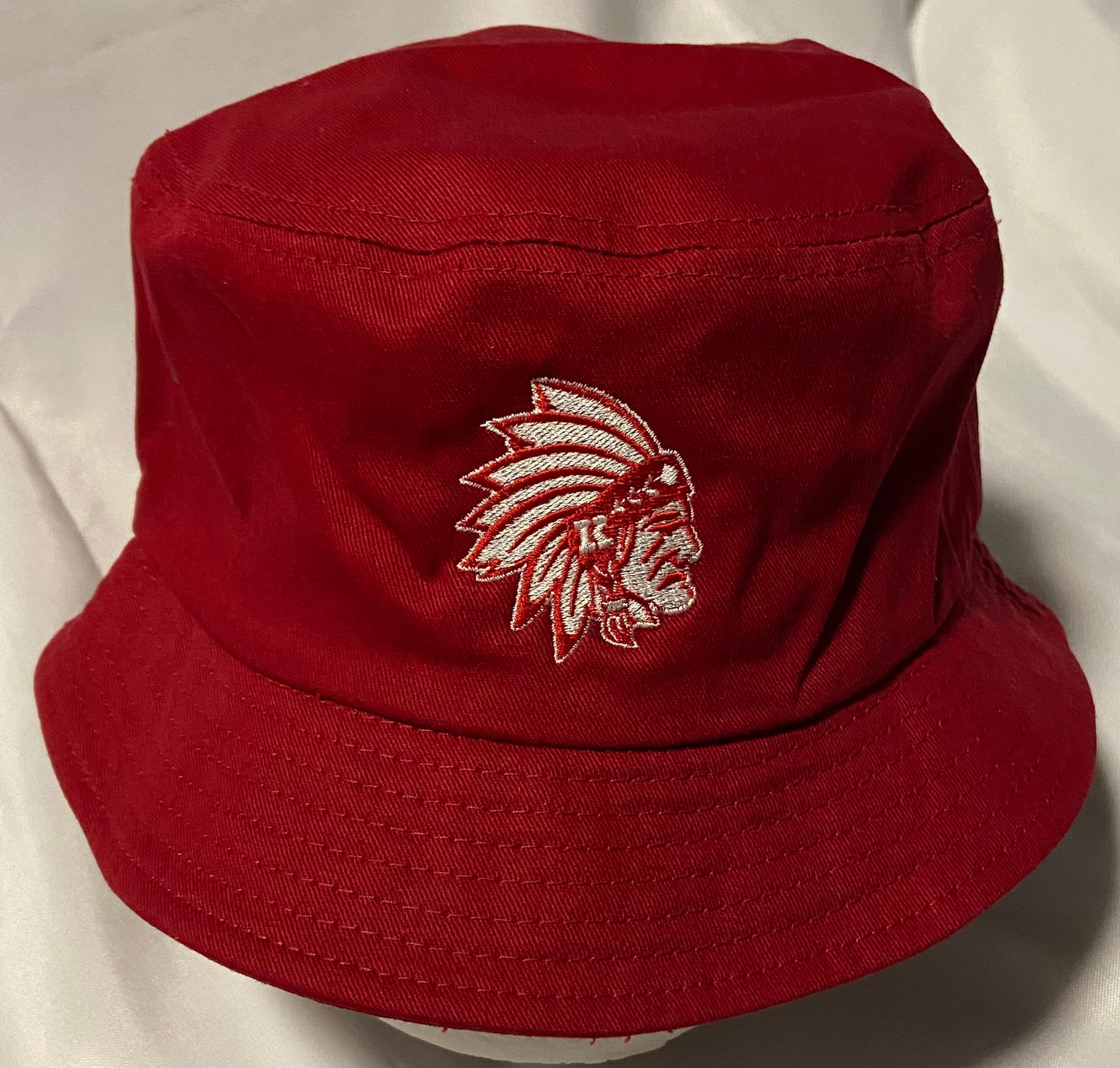 Knox Redskins Embroidered Floppy Hat - Bucket Cap - Red