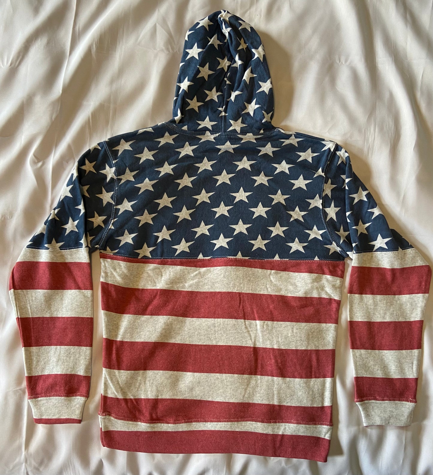 Stars & Stripes TAILGATE Hoodie with Insulated Beverage Pocket and Bottle Opener