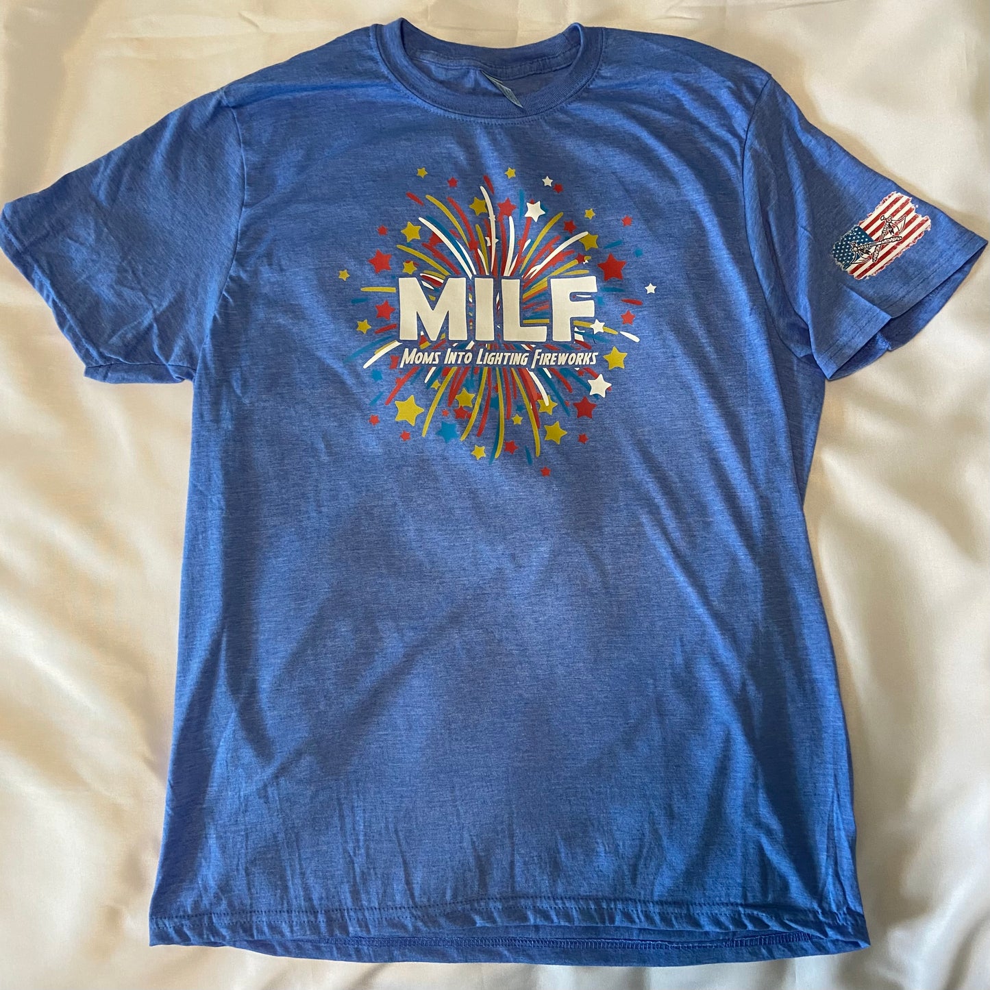 Funny Tee - MILF - Moms Into Lighting Fireworks - 4th of July Independence Day