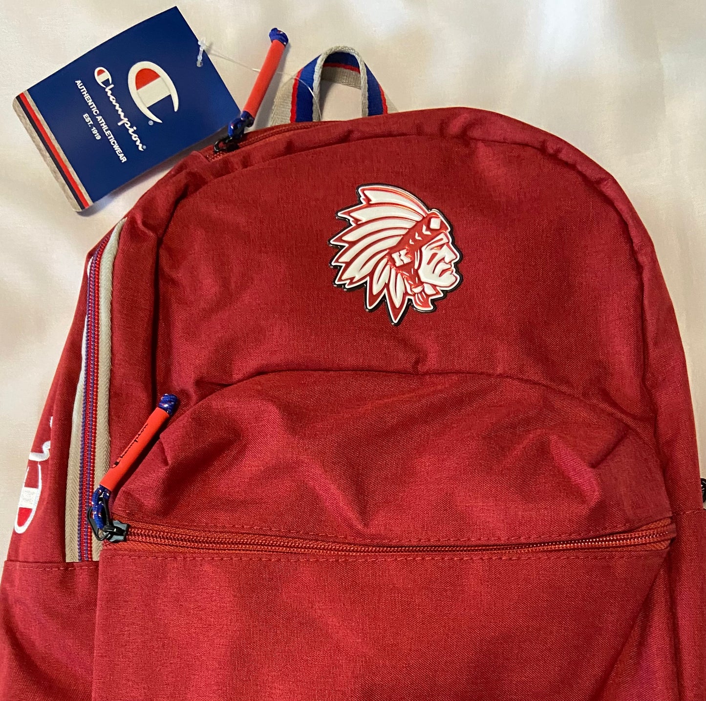 Knox Redskins Champion Laptop Bag Backpack - Padded Sleeve for 15" laptop