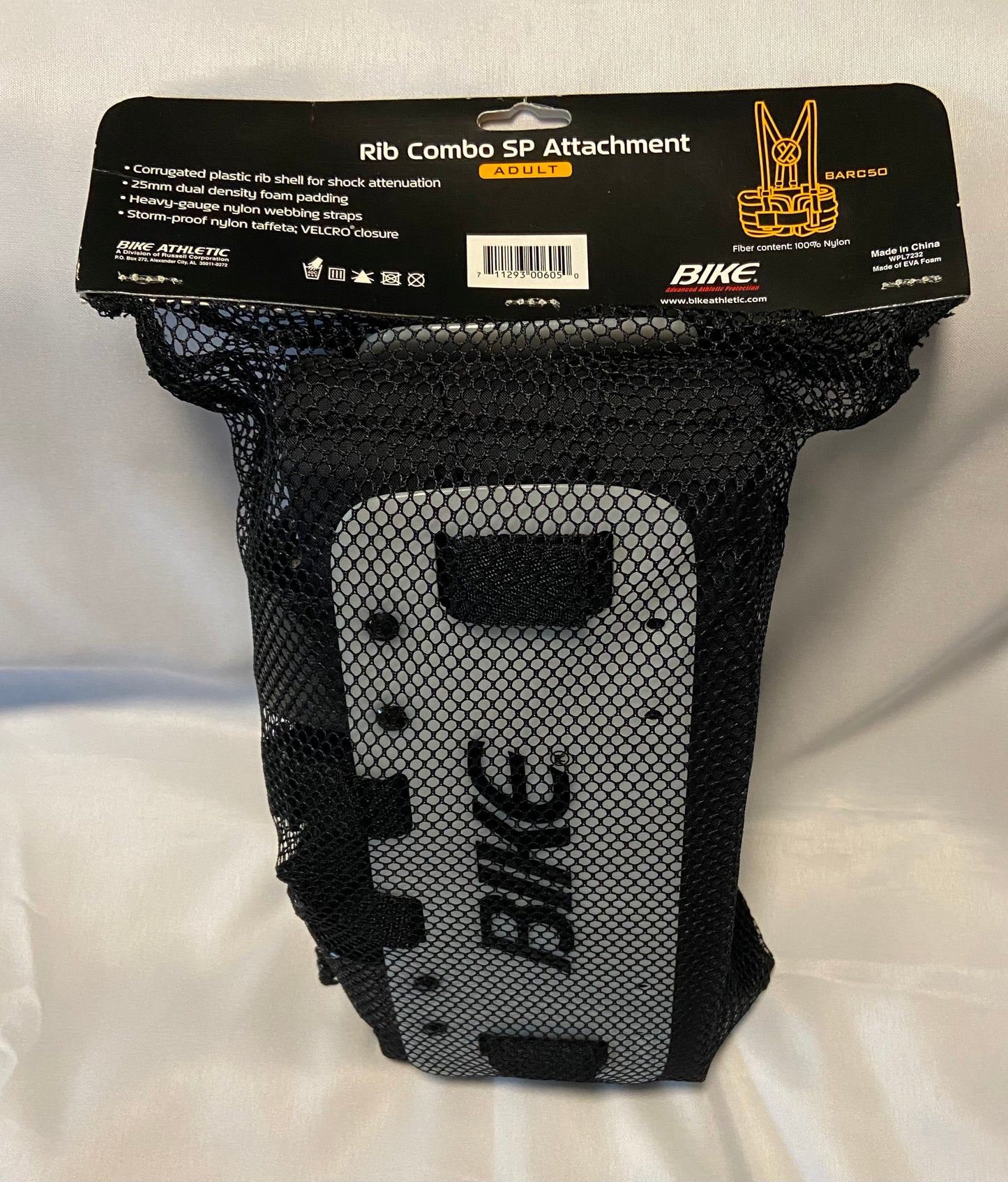 CLEARANCE Football Back and Rib Pads w/ Shoulder Pad Attachment - Adult / Youth Sizes
