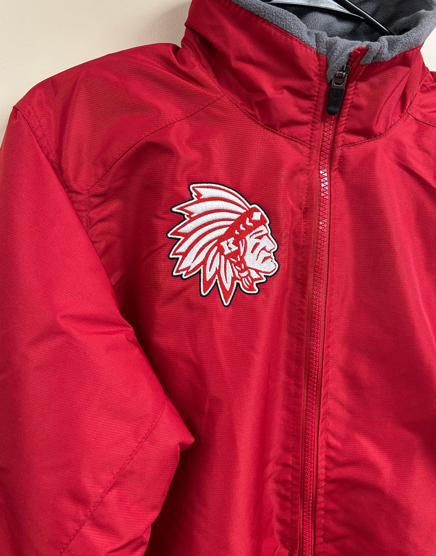 Knox Redskins Embroidered Winter Coat - Red - Insulated - Holloway Brand