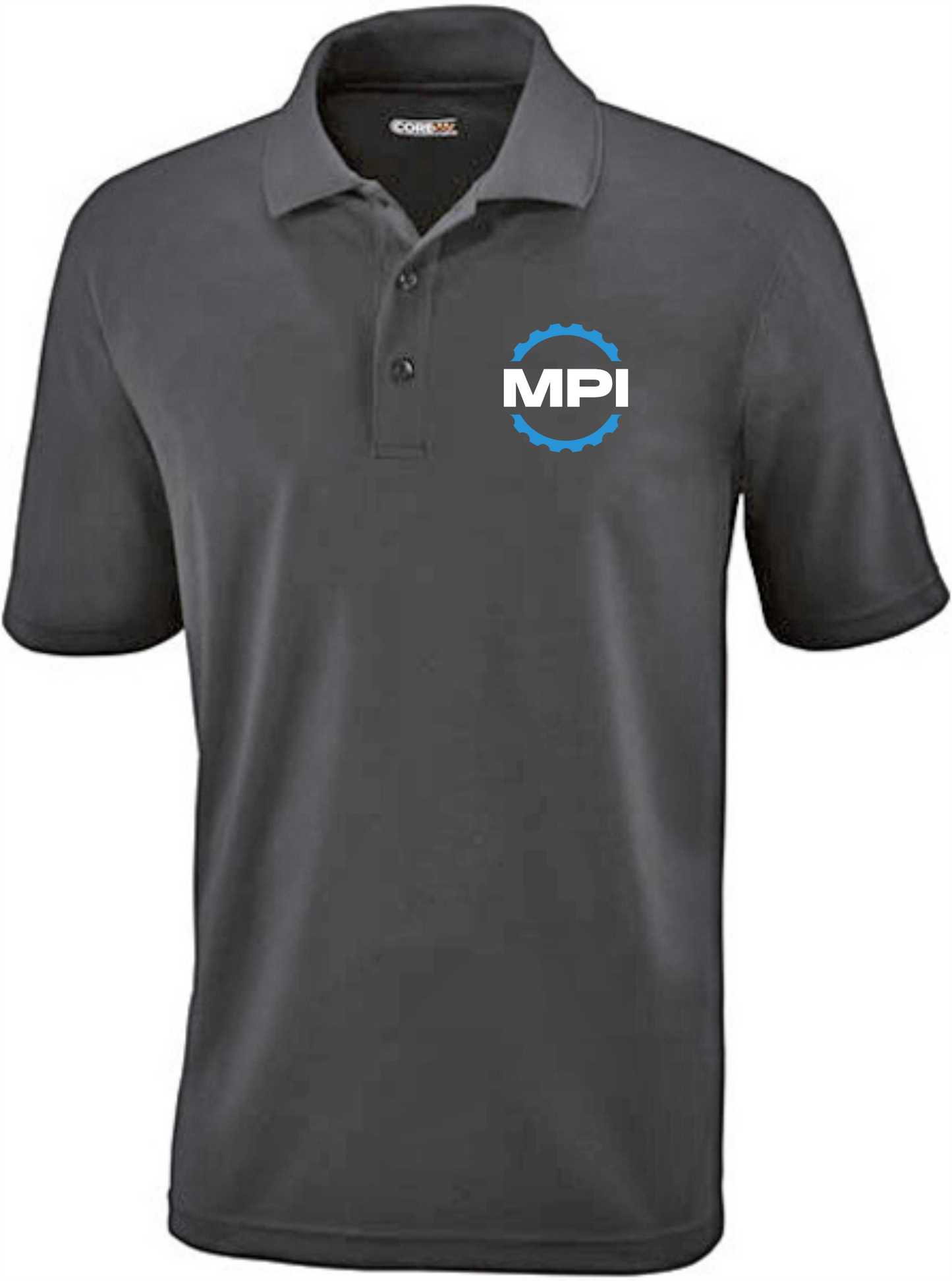 MPI Company Polo - Navy, Black, or Grey - Moisture Wicking UV Protection