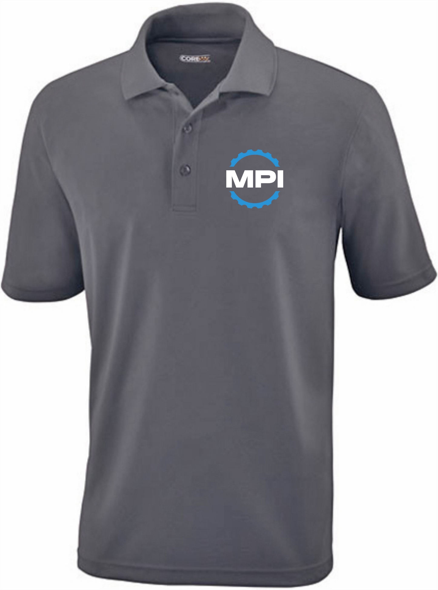 MPI Company Polo - Navy, Black, or Grey - Moisture Wicking UV Protection