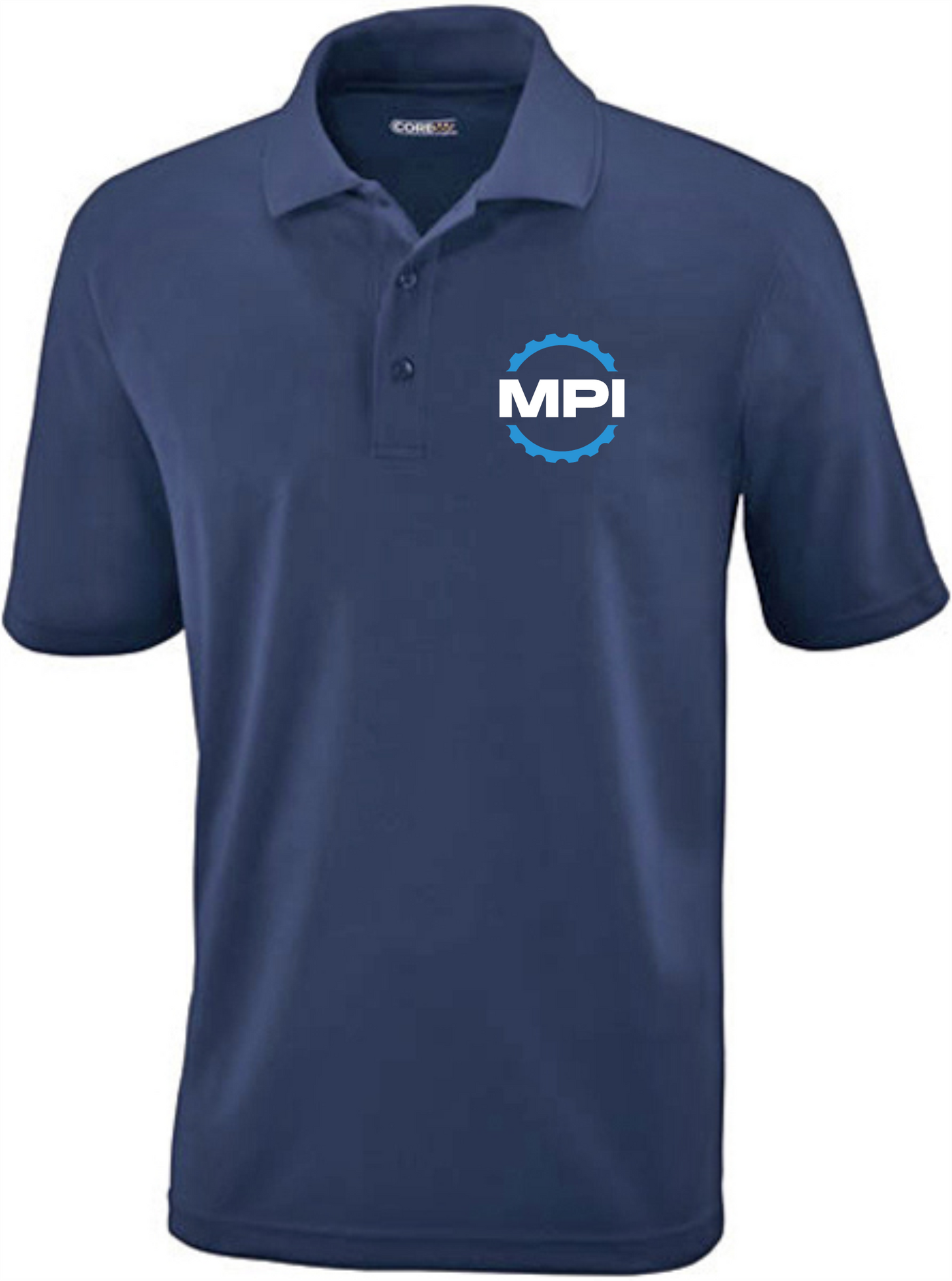 MPI Company Polo - Navy, Black, or Grey - Moisture Wicking UV Protection