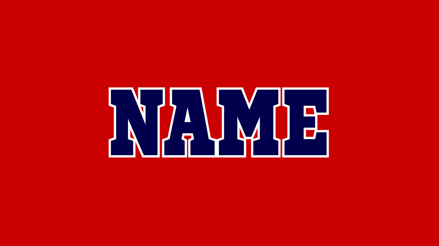 Knox Redskins Softball - T-shirt, Long Sleeve, or Hoodie - Red - Optional Name on Back Print