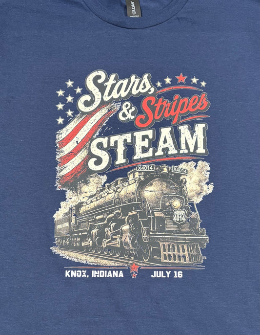 Big Boy X4014 Steam Train America 250 shirt - Navy - Youth and Adult Sizes - Ts, Long Sleeves, or Hoodies