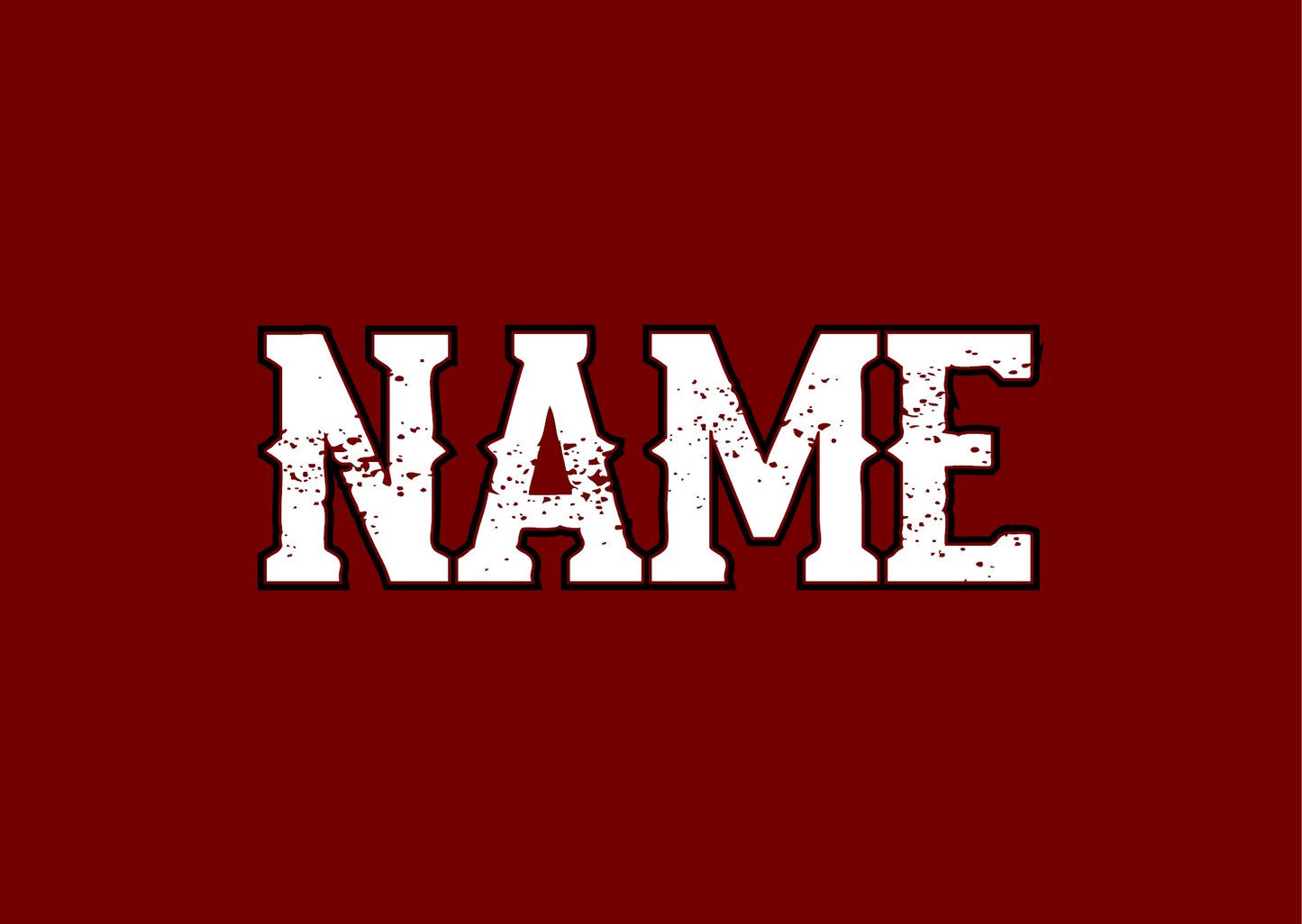 Small Town Vibe Redskin Pride Hoodie - Knox Redskins - Red - Optional Name on Back