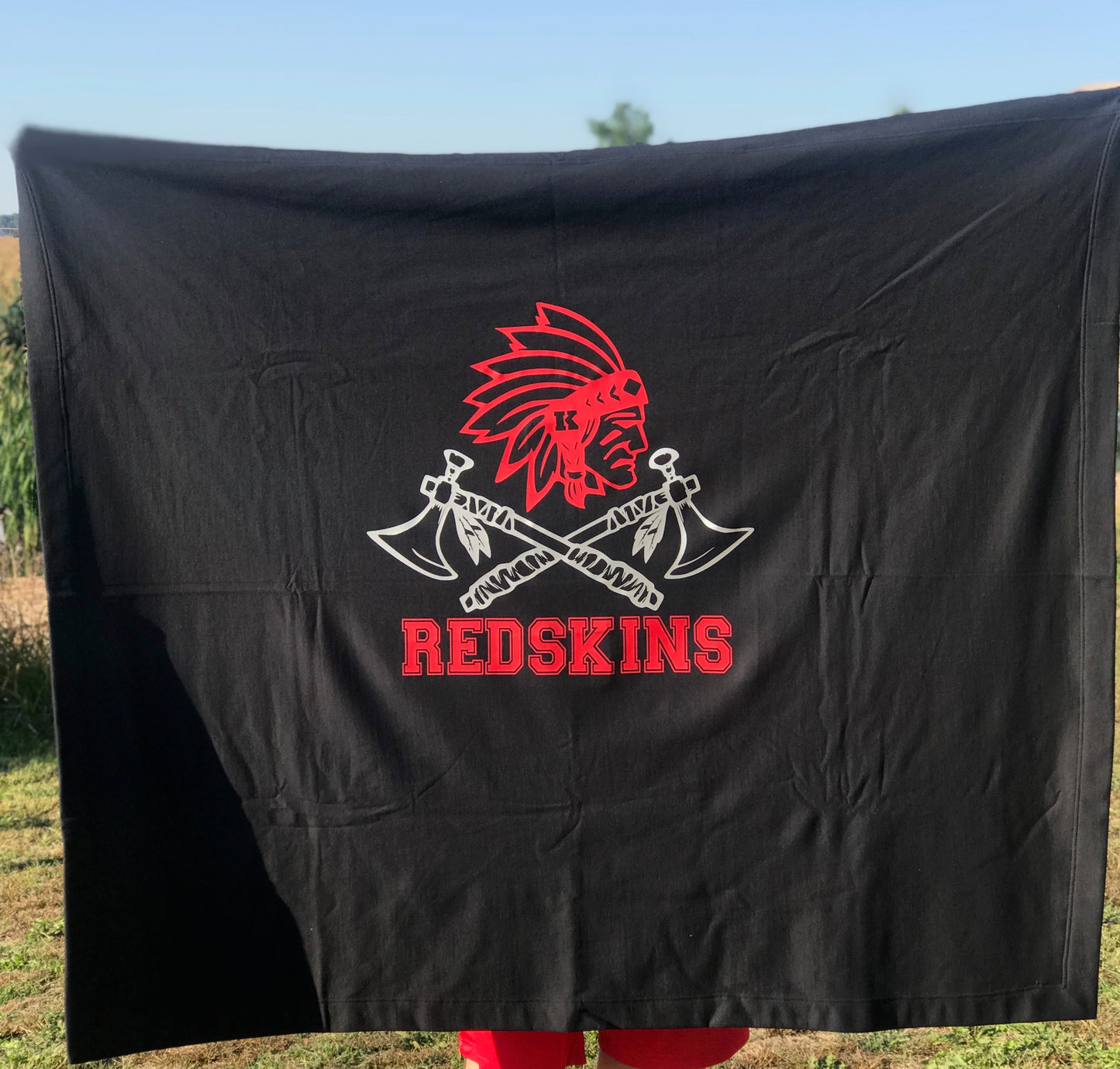 Knox Redskins Stadium Fleece Blanket 60"x 50"