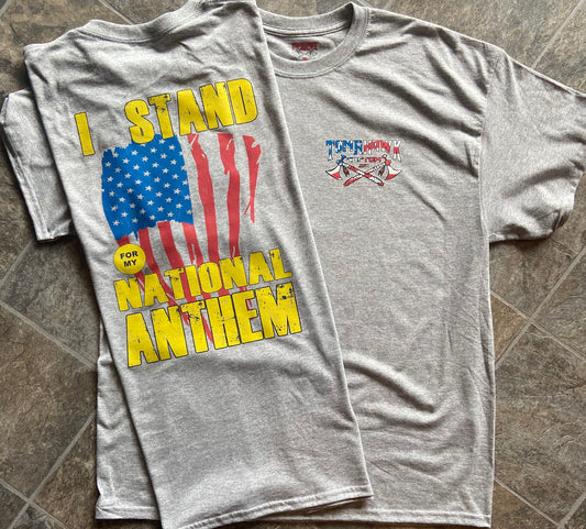 I STAND FOR MY NATIONAL ANTHEM T-Shirt - Flag - USA - America