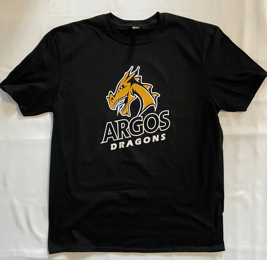 Argos Dragons Logo T-shirt Adult and Youth Sizes