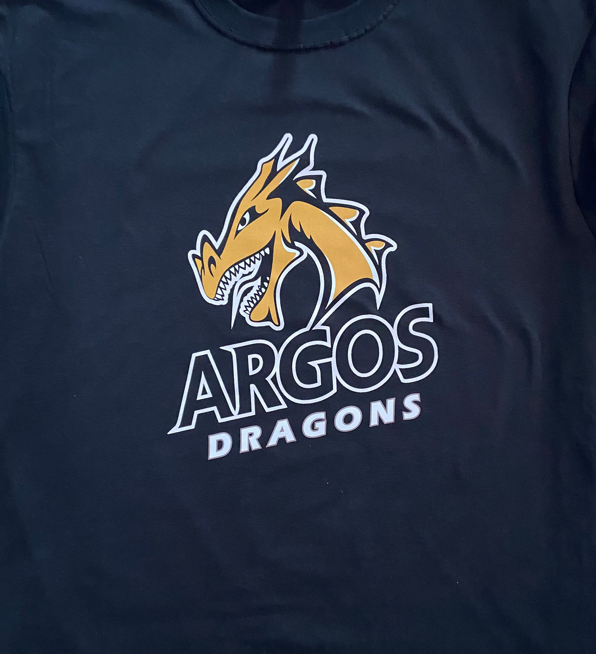 Argos Dragons Logo Tshirt Adult and Youth Sizes Tomahawk Custom