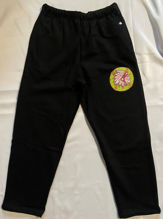 Knox Redskins SOFTBALL Team Pants with Pockets - Black