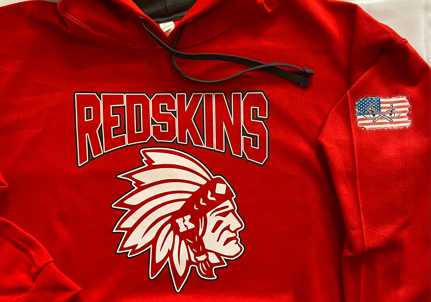 Knox Redskins Hoodie - Adult and Youth Sizes - Add Name to Back