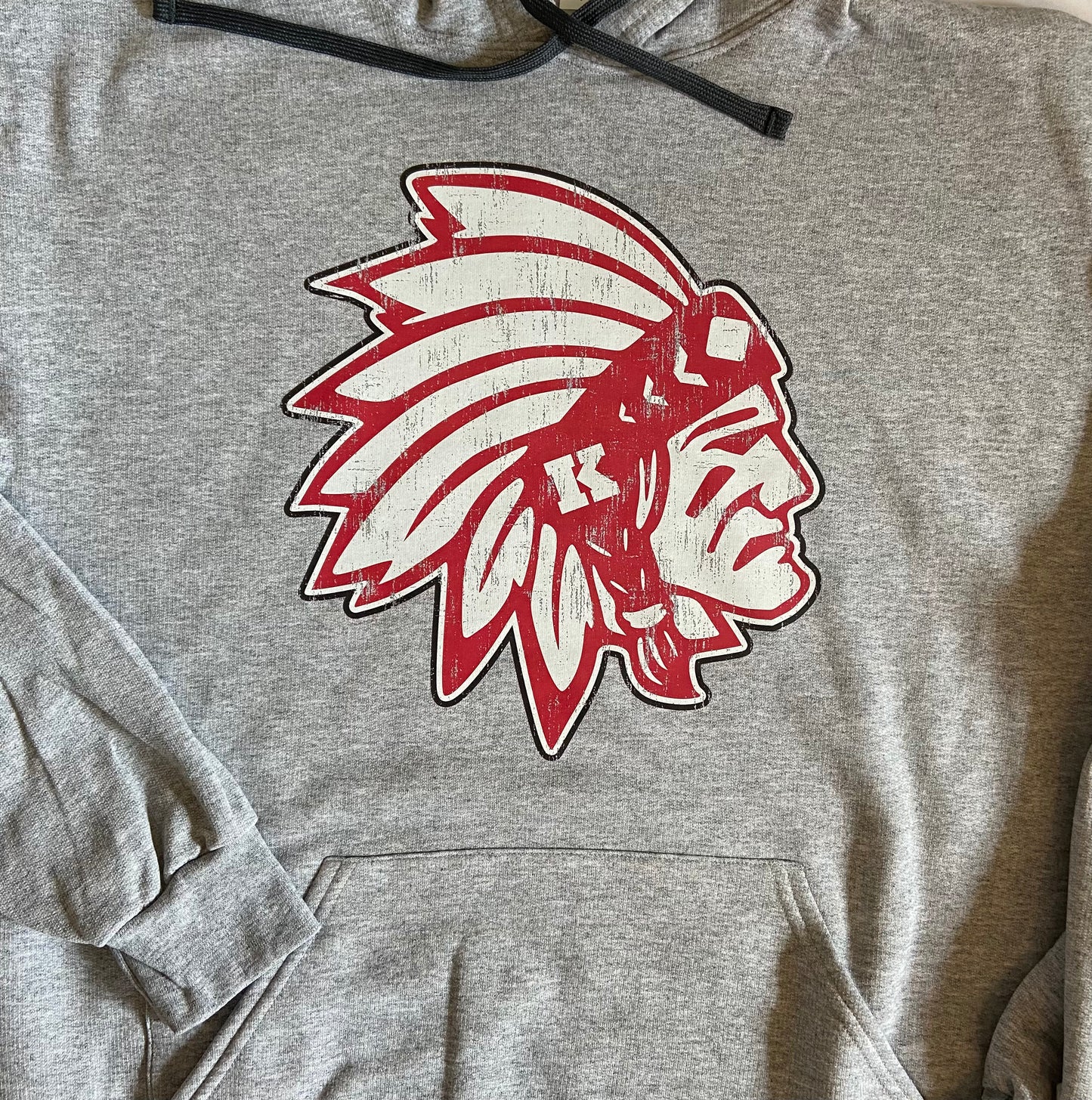 Knox Redskins Hoodie - Get Your Name and Number on Back - Hooded Sweatshirt