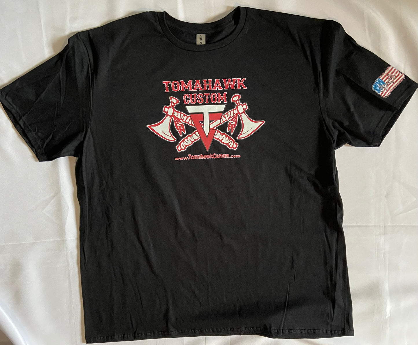 Tomahawk Custom Company Logo T-Shirt - Tomahawk Blue, Black, or Dark Grey
