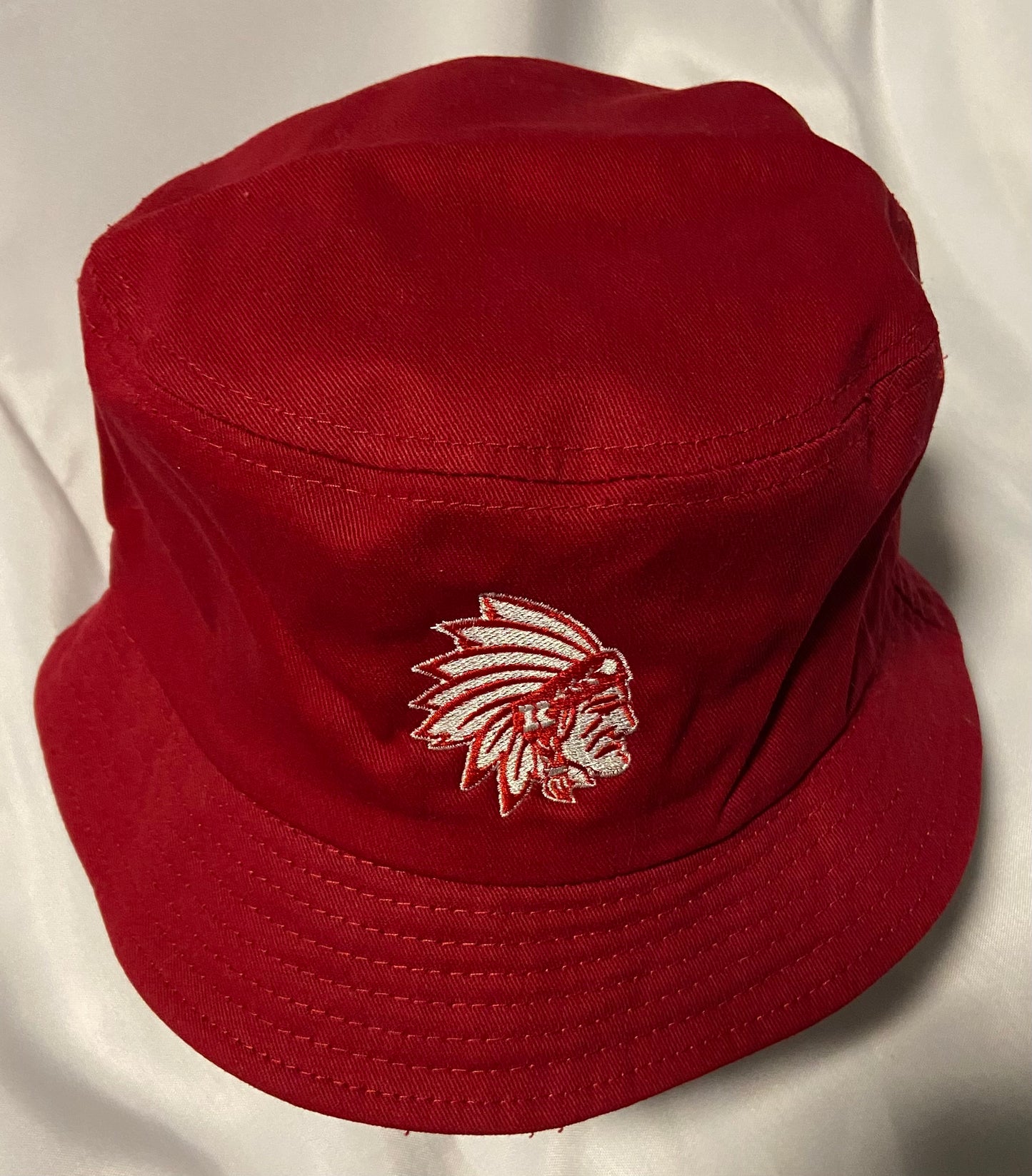 Knox Redskins Embroidered Floppy Hat - Bucket Cap - Red