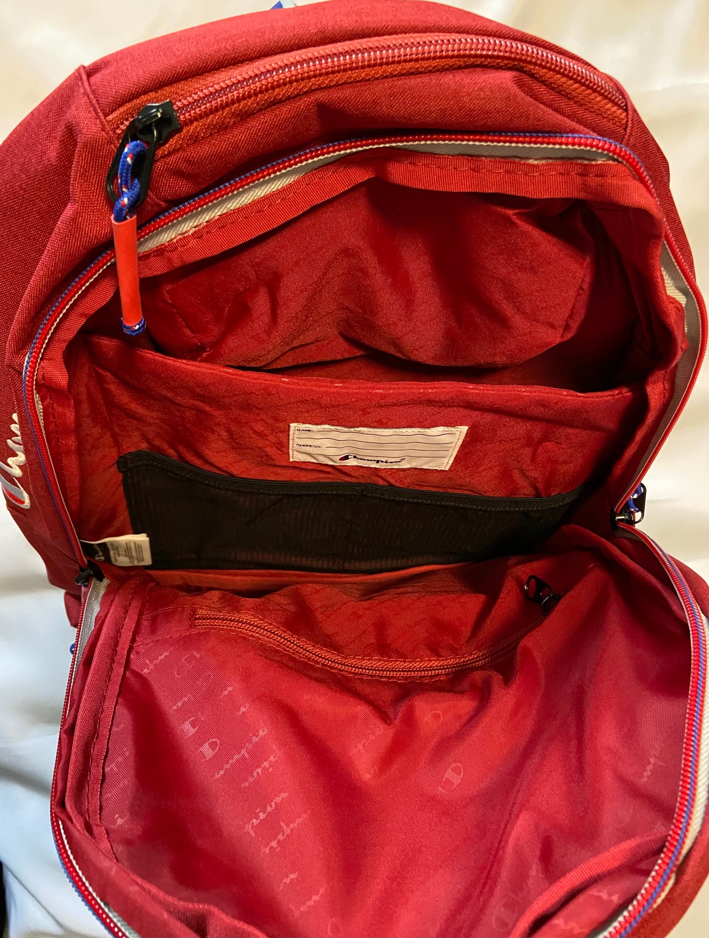 Knox Redskins Champion Laptop Bag Backpack - Padded Sleeve for 15" laptop