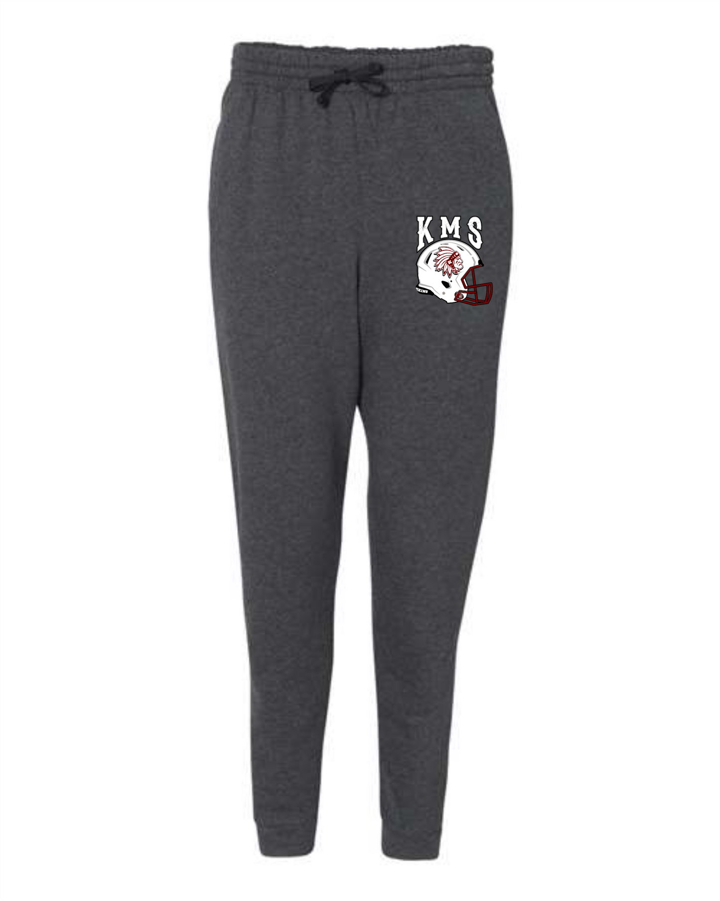 KMS Redskins FOOTBALL Team Joggers - 2 Color Choices - Add Your Name