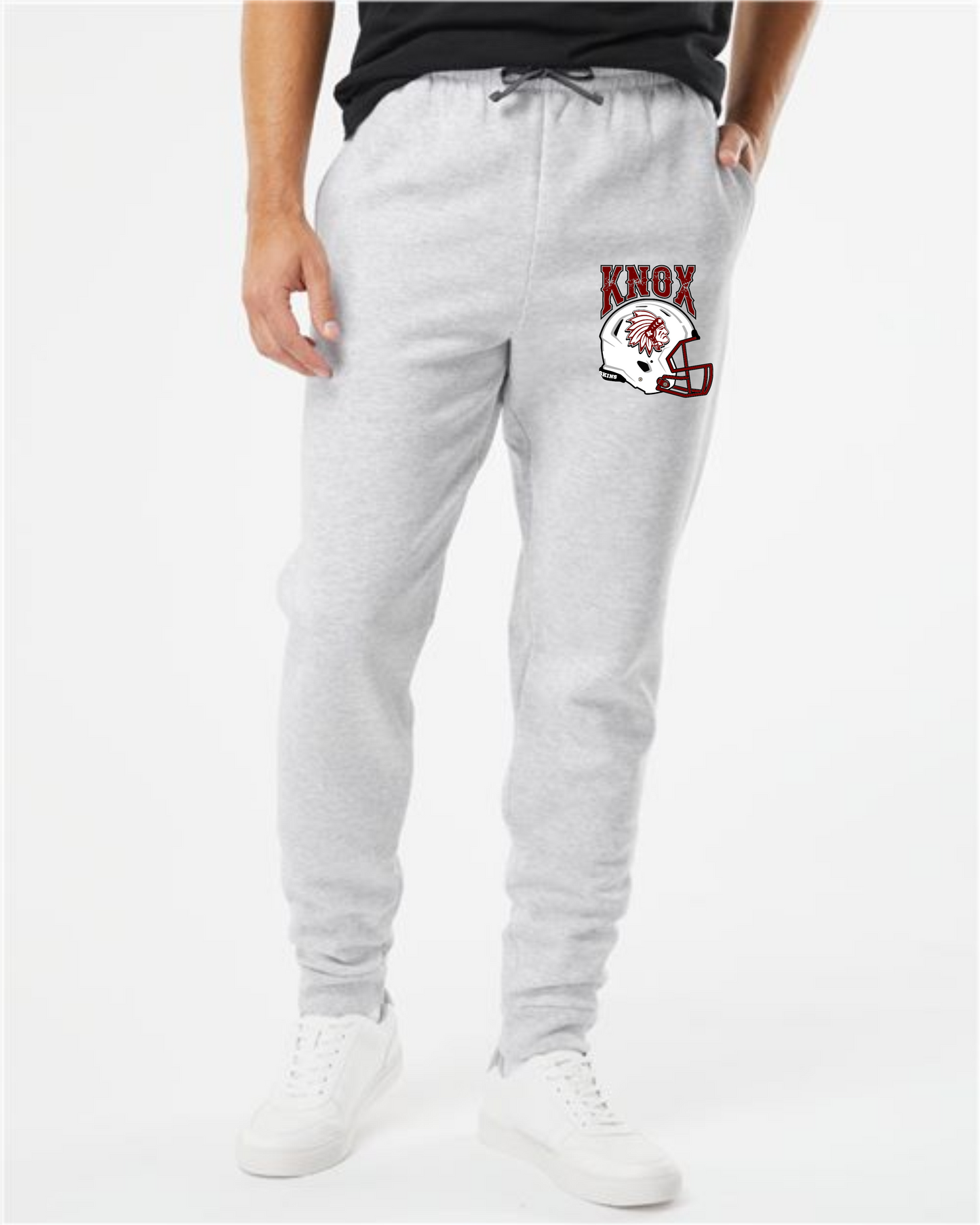 Knox Redskins FOOTBALL Team Joggers - 2 Color Choices - Add Your Name