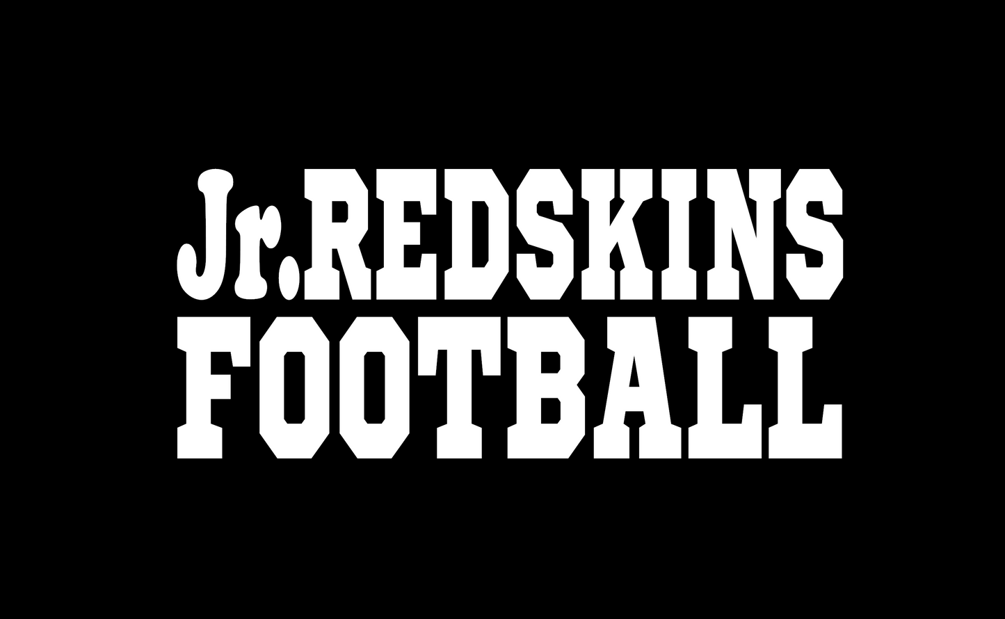 Knox Jr. Redskins Football Outdoor Vinyl Decal - Car Truck Window