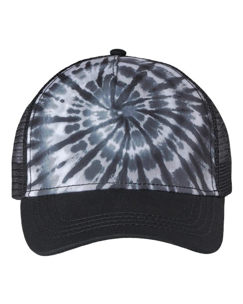 Knox Redskins 3D Patch Tie Dye Trucker Hat - 3 Color Choices - Adjustable OSFA